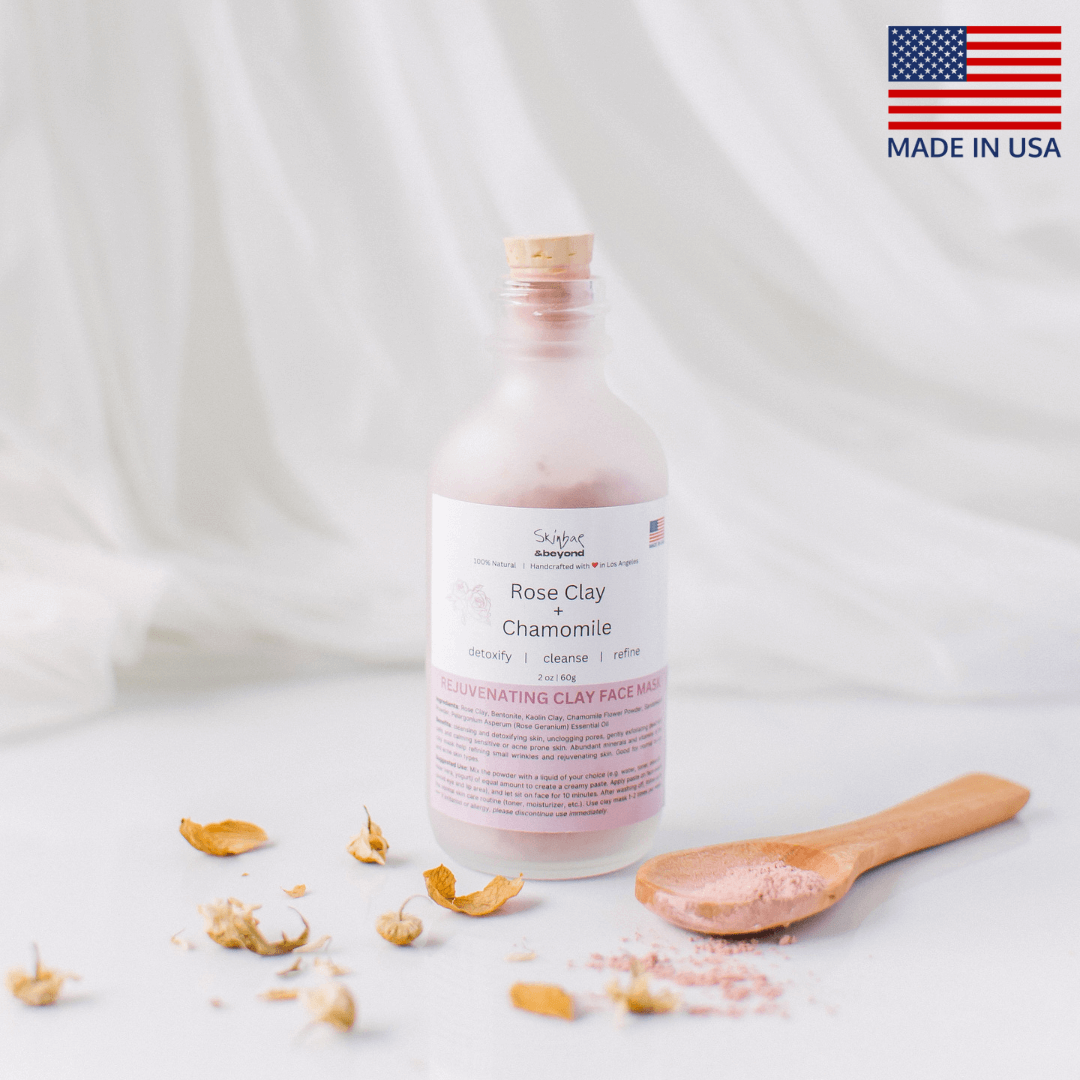 100% Natural Clay Facial Mask - Made in USA