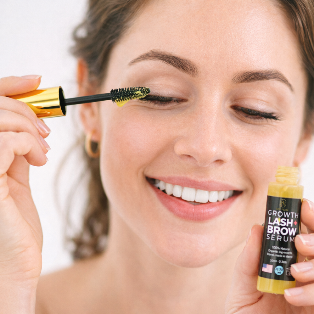 KIND REBEL Organic Natural Lash + Brow Serum - Made in USA - 10ml