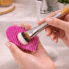 KIND REBEL Silicone Brush Cleaner & Makeup Mat - Color Varies