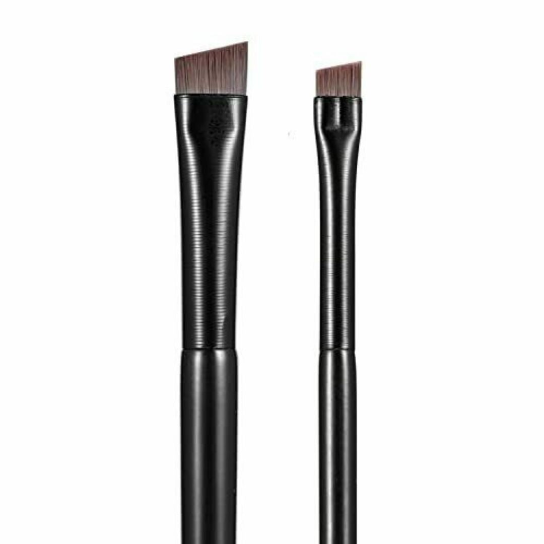 KIND REBEL Ultra thin & Cosmetic Angled Flat Fine Brush Set - 2 Brushes