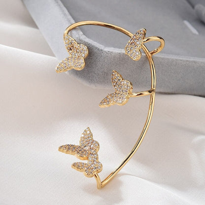No-piercing Sparkly Butterfly Earring