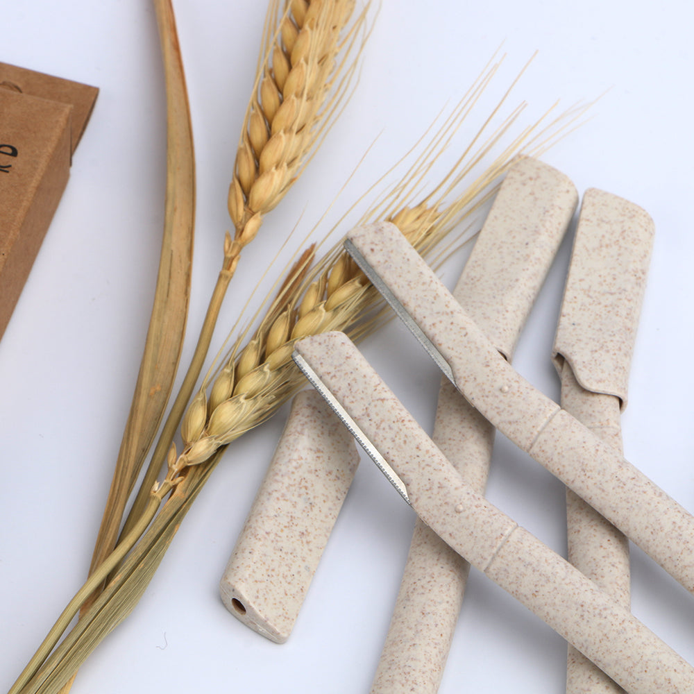 KIND REBEL Zero Waste Wheat Straw Face Dermaplaning Tool (3 pcs)