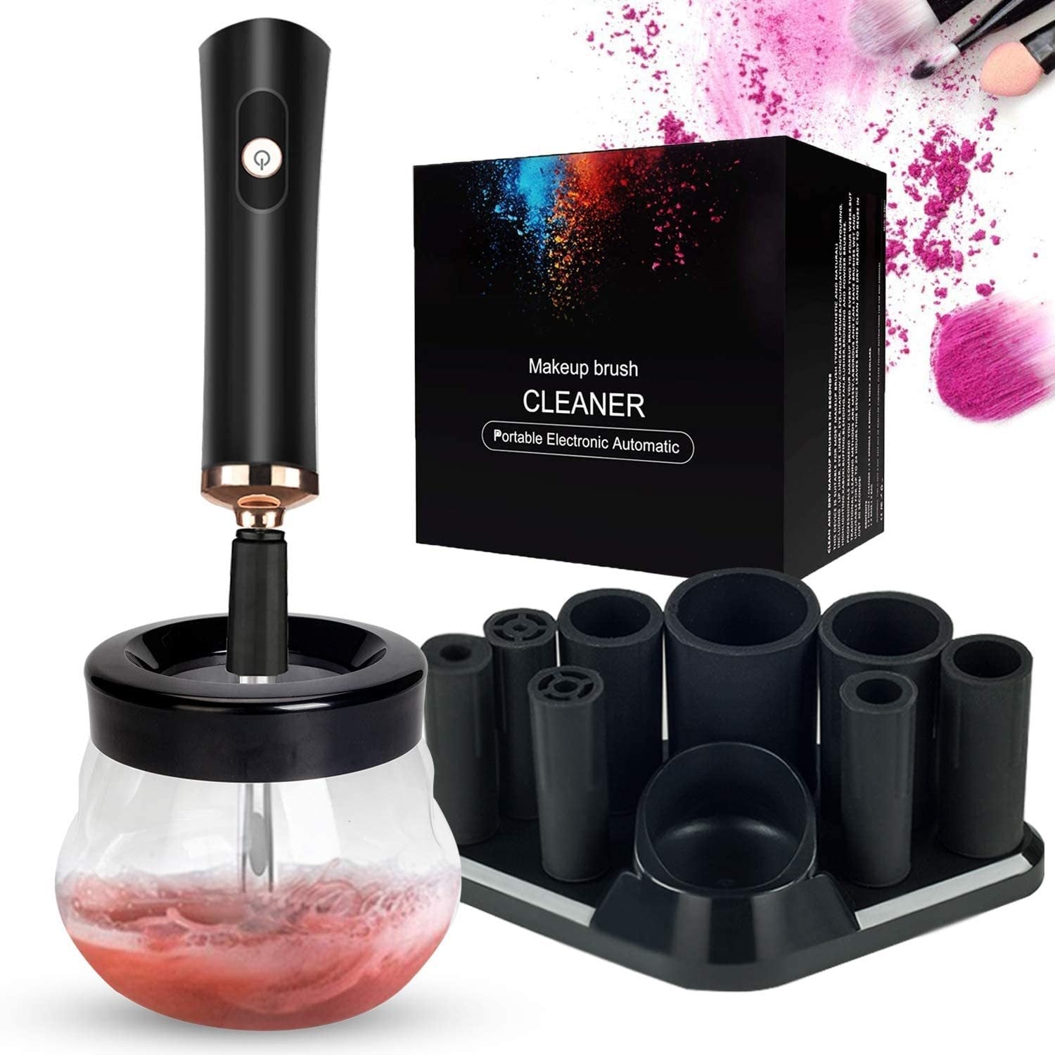 KIND REBEL Electric Makeup Brush Cleaner